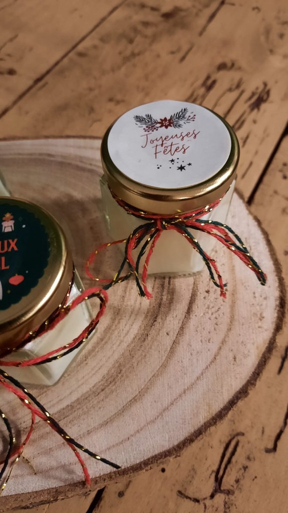 Lot de mini bougies festives