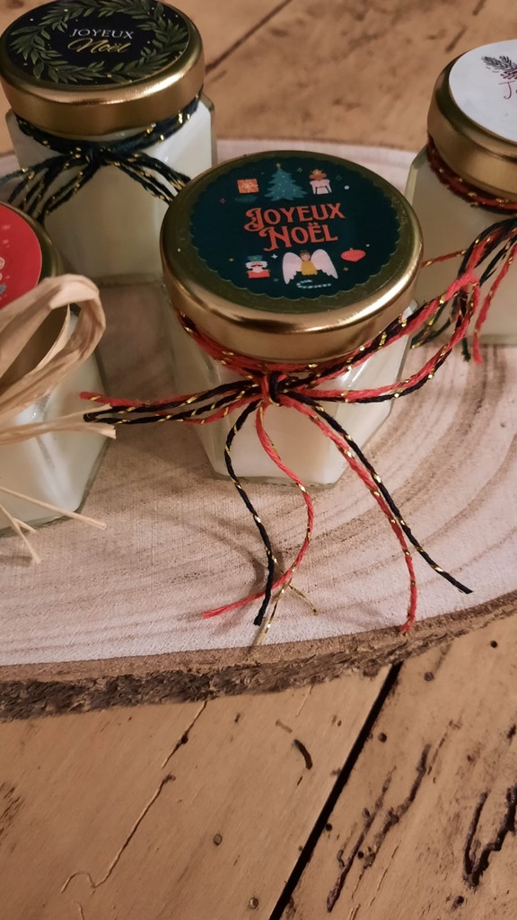 Lot de mini bougies festives