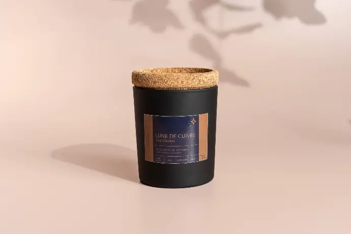 Lune de Cuivre - Bougie Artisanale