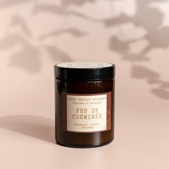 Feu de Cheminée - Bougie Artisanale (140g)