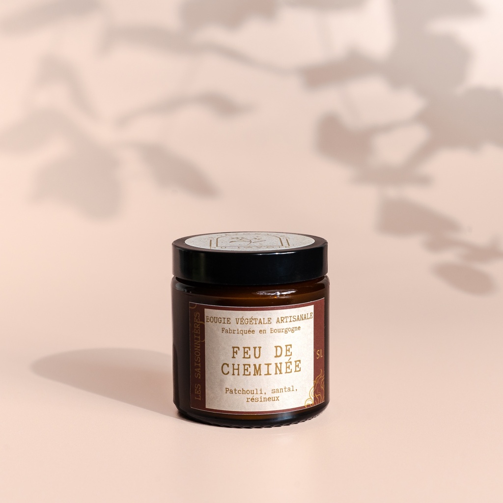Feu de Cheminée - Bougie Artisanale